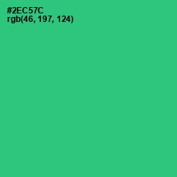 #2EC57C - Malachite Color Image
