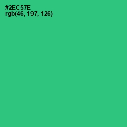 #2EC57E - Malachite Color Image