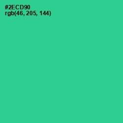 #2ECD90 - Shamrock Color Image