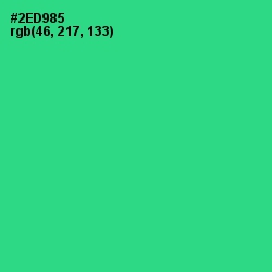 #2ED985 - Shamrock Color Image