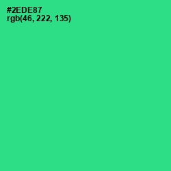 #2EDE87 - Shamrock Color Image