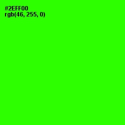 #2EFF00 - Harlequin Color Image