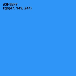 #2F95F7 - Dodger Blue Color Image