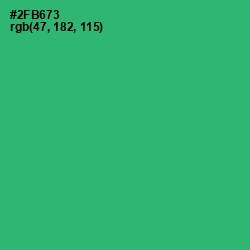 #2FB673 - Jade Color Image