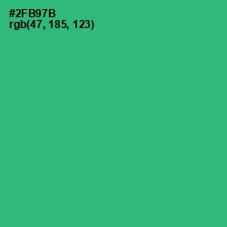 #2FB97B - Jade Color Image