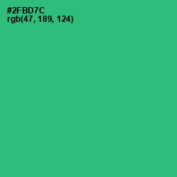 #2FBD7C - Jade Color Image