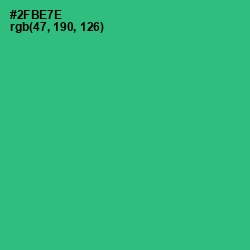 #2FBE7E - Jade Color Image