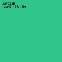 #2FC58B - Shamrock Color Image