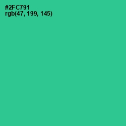 #2FC791 - Shamrock Color Image