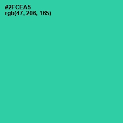 #2FCEA5 - Puerto Rico Color Image