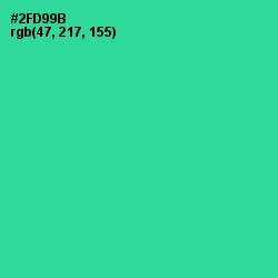 #2FD99B - Shamrock Color Image