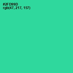 #2FD99D - Shamrock Color Image