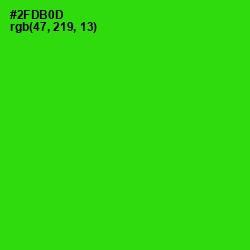 #2FDB0D - Harlequin Color Image