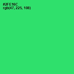 #2FE16C - Malachite Color Image