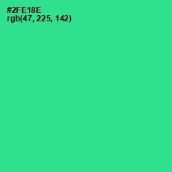 #2FE18E - Shamrock Color Image