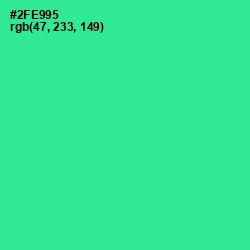 #2FE995 - Shamrock Color Image
