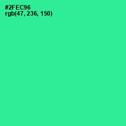#2FEC96 - Shamrock Color Image