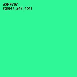 #2FF797 - Shamrock Color Image