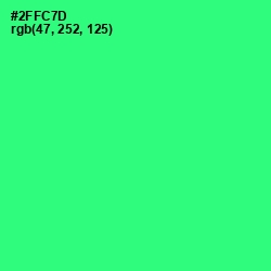 #2FFC7D - Spring Green Color Image