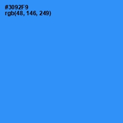 #3092F9 - Dodger Blue Color Image