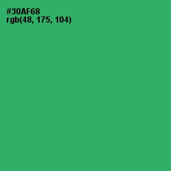 #30AF68 - Sea Green Color Image