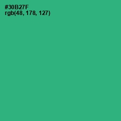 #30B27F - Jade Color Image