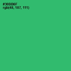 #30BB6F - Jade Color Image