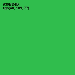 #30BD4D - Sea Green Color Image