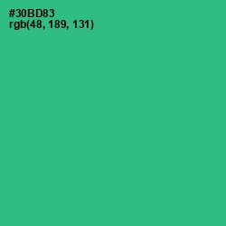 #30BD83 - Jungle Green Color Image