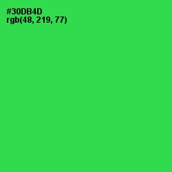 #30DB4D - Malachite Color Image