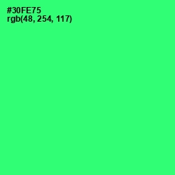 #30FE75 - Spring Green Color Image