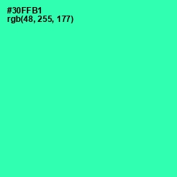 #30FFB1 - Shamrock Color Image