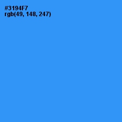 #3194F7 - Dodger Blue Color Image