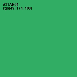 #31AE64 - Sea Green Color Image