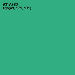 #31AF83 - Jungle Green Color Image