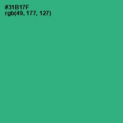 #31B17F - Jade Color Image