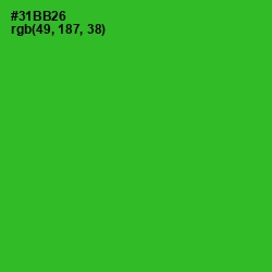 #31BB26 - Forest Green Color Image