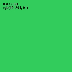 #31CC5B - Malachite Color Image