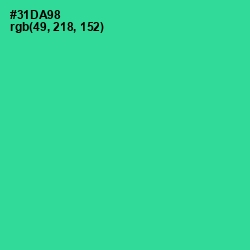 #31DA98 - Shamrock Color Image