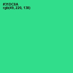 #31DC8A - Shamrock Color Image