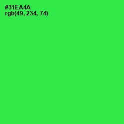 #31EA4A - Malachite Color Image