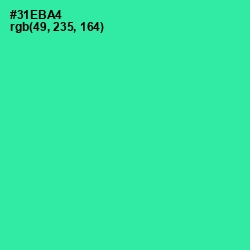 #31EBA4 - Shamrock Color Image