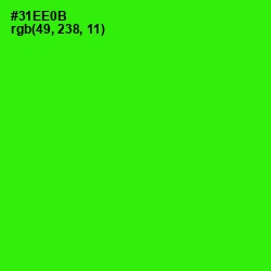 #31EE0B - Harlequin Color Image