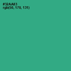 #32AA83 - Jungle Green Color Image