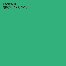 #32B17D - Eucalyptus Color Image