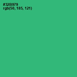 #32B979 - Jade Color Image