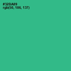 #32BA89 - Jungle Green Color Image
