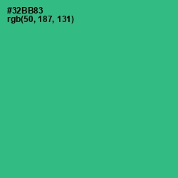 #32BB83 - Jungle Green Color Image