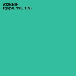 #32BE9F - Keppel Color Image