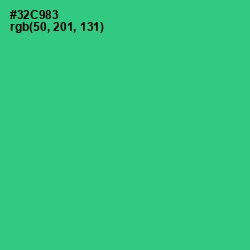 #32C983 - Shamrock Color Image